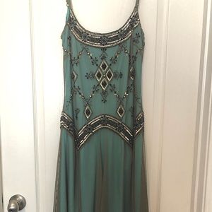 Mid length beaded dress